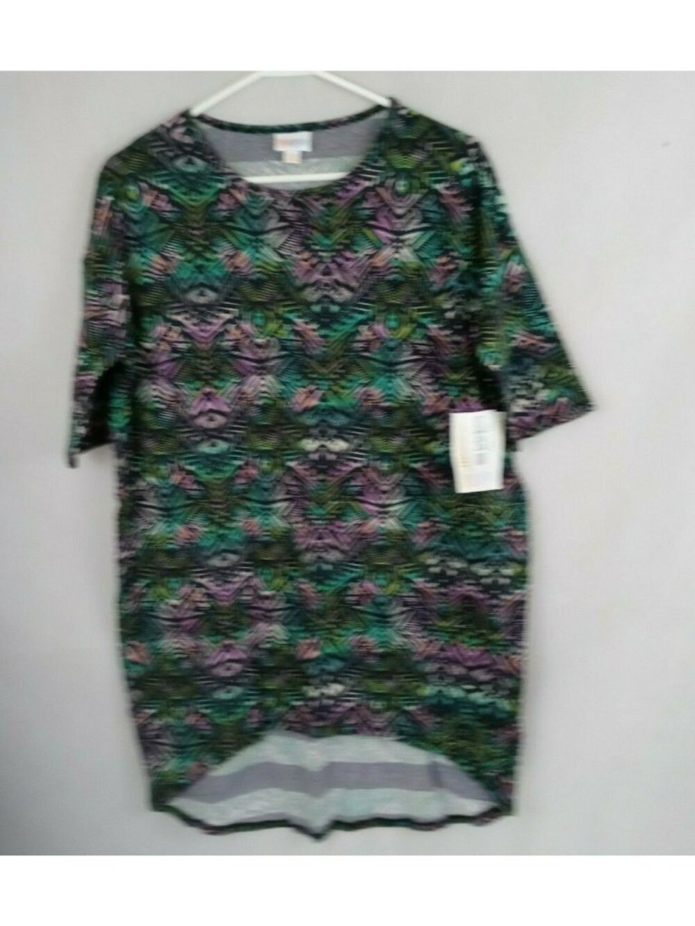 NWT Lularoe Irma Tunic With Multi-Color African Design Size XXS